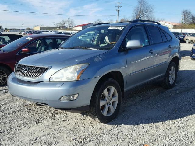 2T2HK31U17C034430 - 2007 LEXUS RX 350 BLUE photo 2