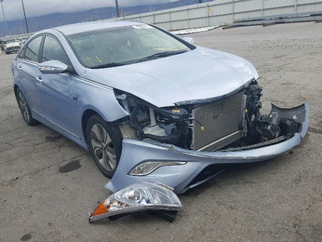 KMHEC4A47DA089101 - 2013 HYUNDAI SONATA HYB BLUE photo 1