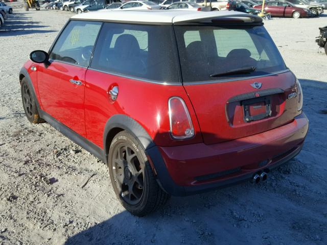 WMWRE33555TL13436 - 2005 MINI COOPER S RED photo 3