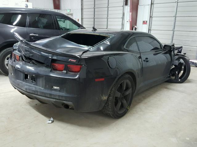 2G1FB1E34D9164613 - 2013 CHEVROLET CAMARO LT BLACK photo 4