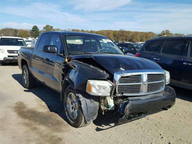 1D7HW48JX6S695497 - 2006 DODGE DAKOTA QUA BLACK photo 1