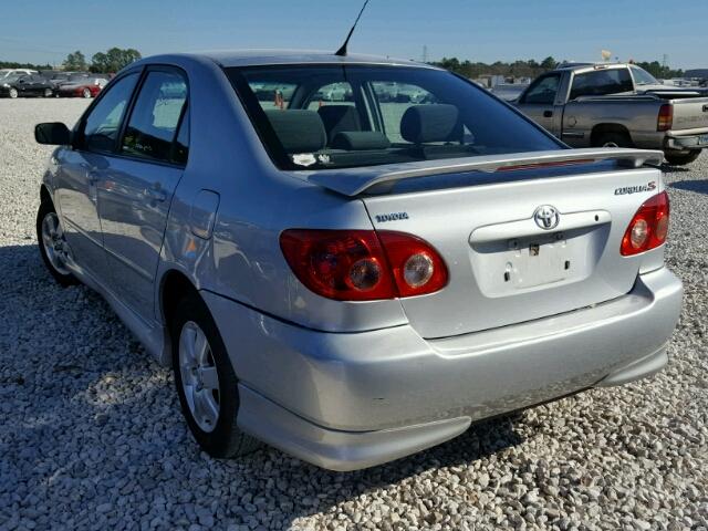 1NXBR32E28Z018458 - 2008 TOYOTA COROLLA CE SILVER photo 3