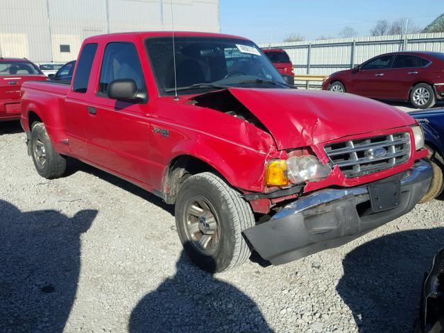 1FTYR44V73PB18841 - 2003 FORD RANGER SUP RED photo 1