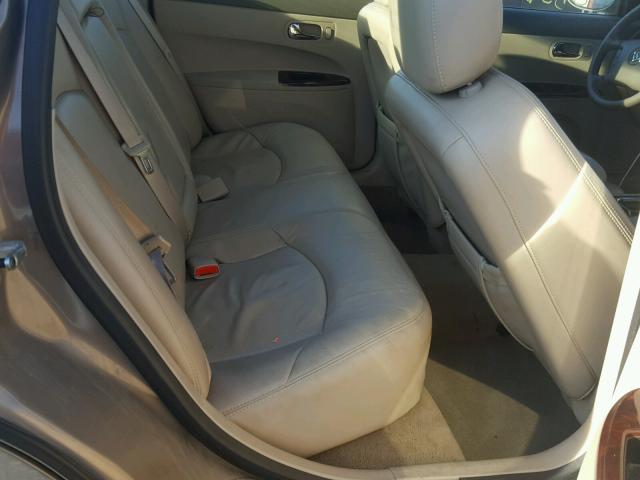 2G4WD582471167621 - 2007 BUICK LACROSSE C TAN photo 6