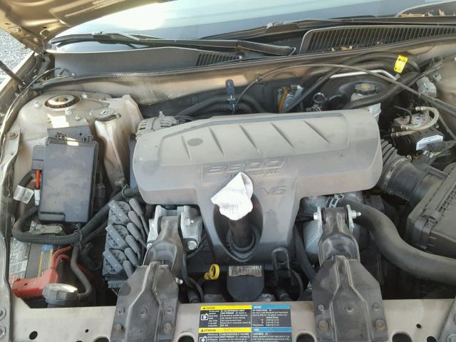 2G4WD582471167621 - 2007 BUICK LACROSSE C TAN photo 7