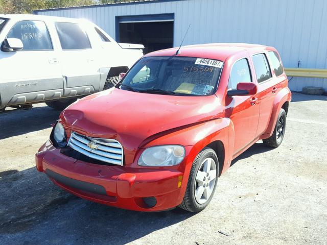 3GNCA23B39S515509 - 2009 CHEVROLET HHR LT RED photo 2