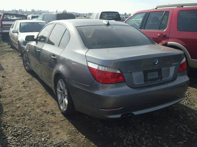 WBANW13568CZ80911 - 2008 BMW 535 I GRAY photo 3