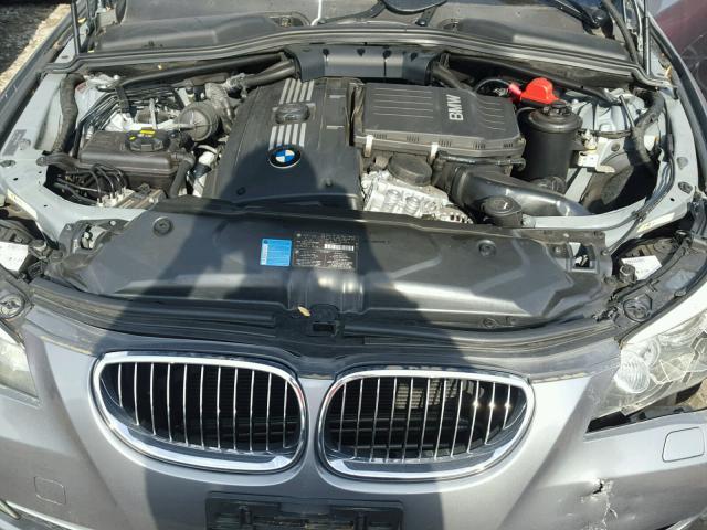 WBANW13568CZ80911 - 2008 BMW 535 I GRAY photo 7