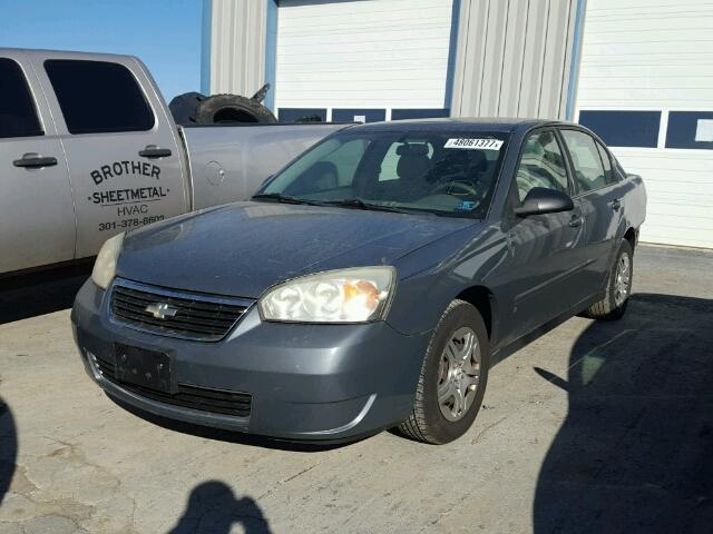 1G1ZS58F37F104635 - 2007 CHEVROLET MALIBU LS GRAY photo 2