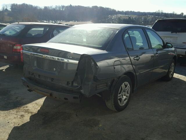 1G1ZS58F37F104635 - 2007 CHEVROLET MALIBU LS GRAY photo 4