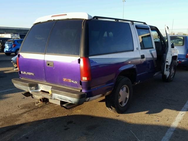 1GDFK16RXVJ701156 - 1997 GMC SUBURBAN K WHITE photo 4