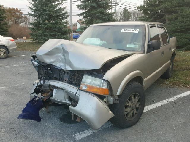 1GTDT13X24K149155 - 2004 GMC SONOMA TAN photo 2