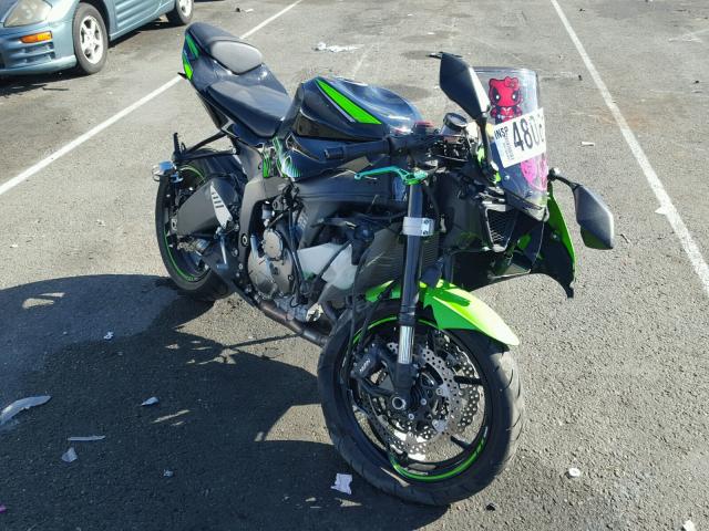 JKBZXJE14GA020949 - 2016 KAWASAKI ZX636 E GREEN photo 1