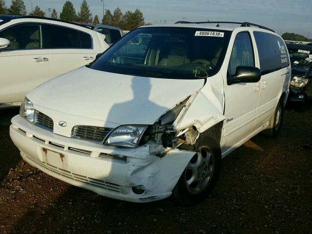 1GHDX13EX1D140507 - 2001 OLDSMOBILE SILHOUETTE WHITE photo 2