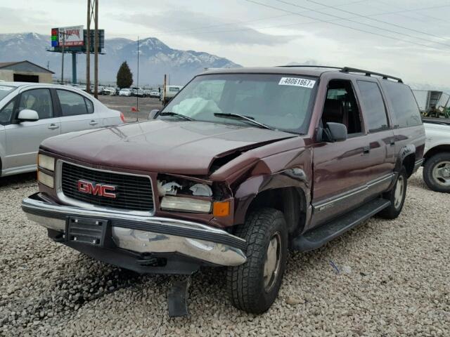 1GKFK16R4VJ747459 - 1997 GMC SUBURBAN K MAROON photo 2