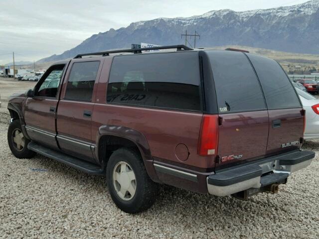 1GKFK16R4VJ747459 - 1997 GMC SUBURBAN K MAROON photo 3