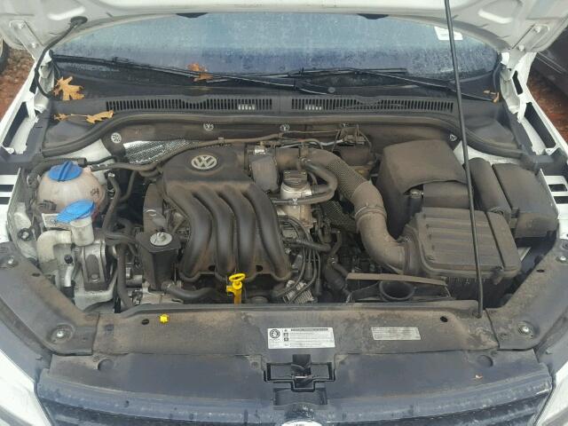 3VW2K7AJ4EM428531 - 2014 VOLKSWAGEN JETTA BASE WHITE photo 7