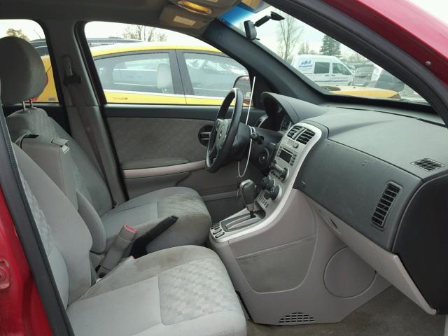 2CNDL73F366068628 - 2006 CHEVROLET EQUINOX LT RED photo 5