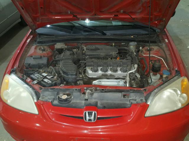 1HGEM22552L097505 - 2002 HONDA CIVIC LX TWO TONE photo 7