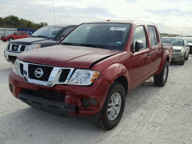 1N6AD0ERXGN723994 - 2016 NISSAN FRONTIER S MAROON photo 2