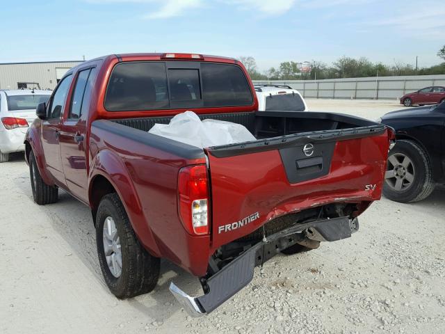 1N6AD0ERXGN723994 - 2016 NISSAN FRONTIER S MAROON photo 3