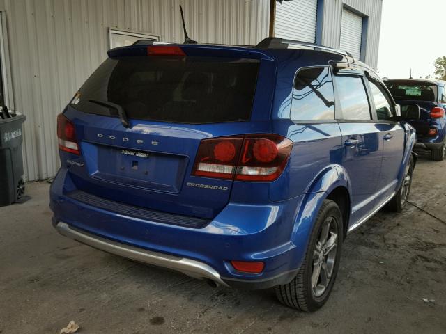 3C4PDCGB6FT659577 - 2015 DODGE JOURNEY CR BLUE photo 4