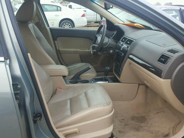 3FAHP08139R128067 - 2009 FORD FUSION SEL GREEN photo 5