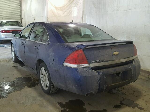 2G1WU581569412348 - 2006 CHEVROLET IMPALA LTZ BLUE photo 3