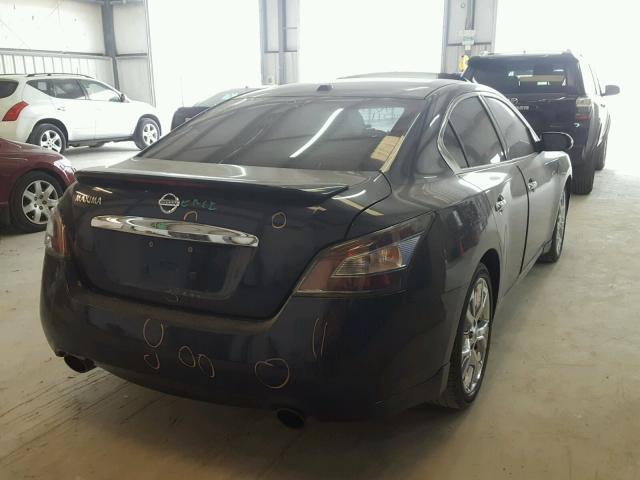 1N4AA5AP3EC462011 - 2014 NISSAN MAXIMA S BLUE photo 4