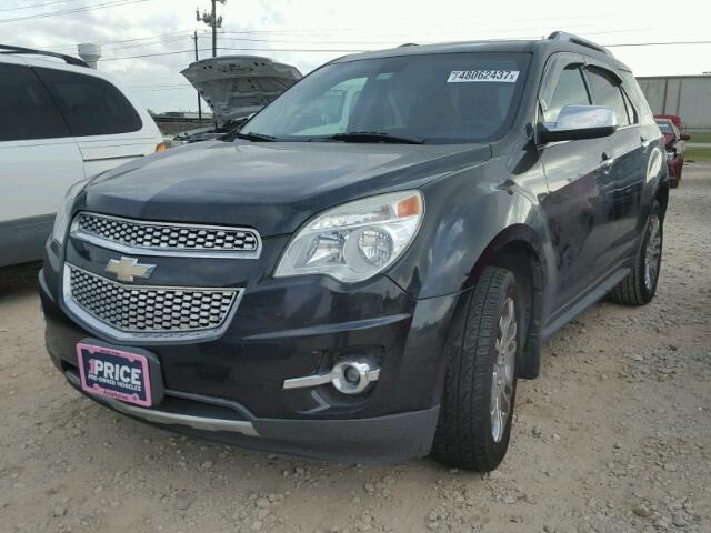 2CNALPEC0B6247161 - 2011 CHEVROLET EQUINOX LT BLACK photo 2