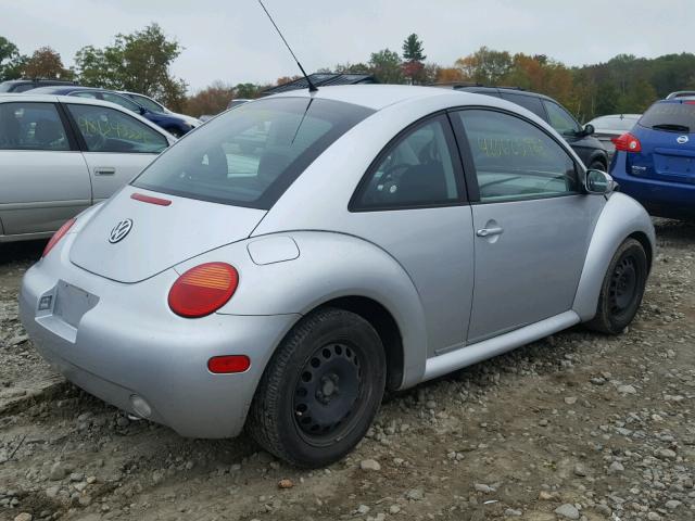 3VWBK31C14M409816 - 2004 VOLKSWAGEN NEW BEETLE 银色 照片 4