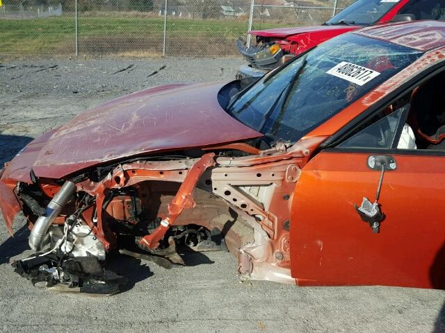 JF1ZNAA18D1725101 - 2013 TOYOTA SCION FR-S ნარინჯისფერი ფოტო 9