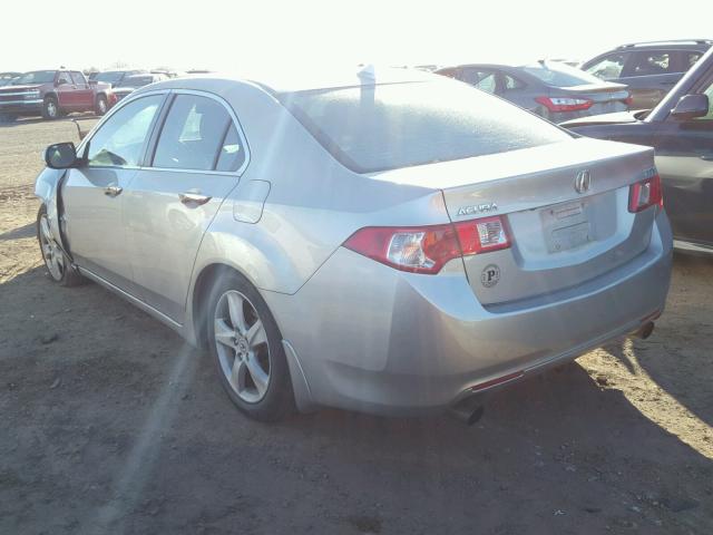 JH4CU2F61AC036318 - 2010 ACURA TSX SILVER photo 3