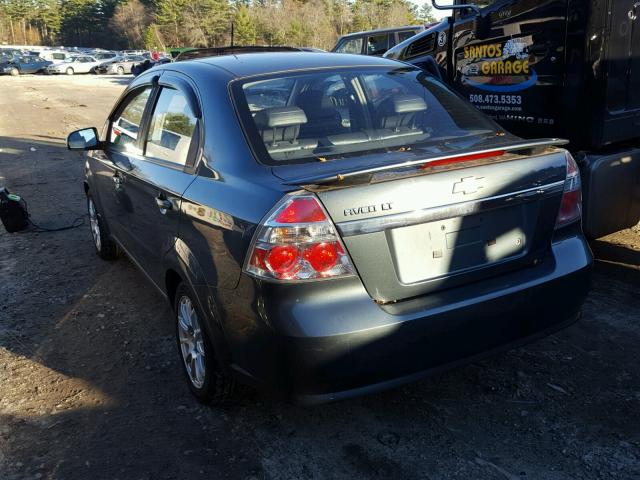 KL1TG5DE3BB101432 - 2011 CHEVROLET AVEO LT GREEN photo 3