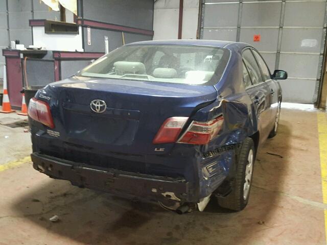 4T1BE46K97U024161 - 2007 TOYOTA CAMRY NEW BLUE photo 4