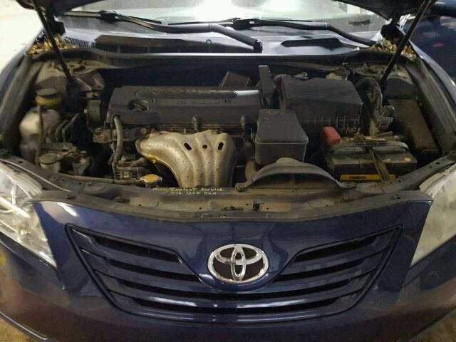 4T1BE46K97U024161 - 2007 TOYOTA CAMRY NEW BLUE photo 7