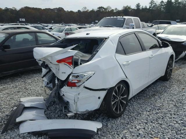 2T1BURHE6HC873190 - 2017 TOYOTA COROLLA L WHITE photo 4