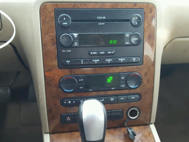 1FAHP24136G158755 - 2006 FORD FIVE HUNDR BEIGE photo 9