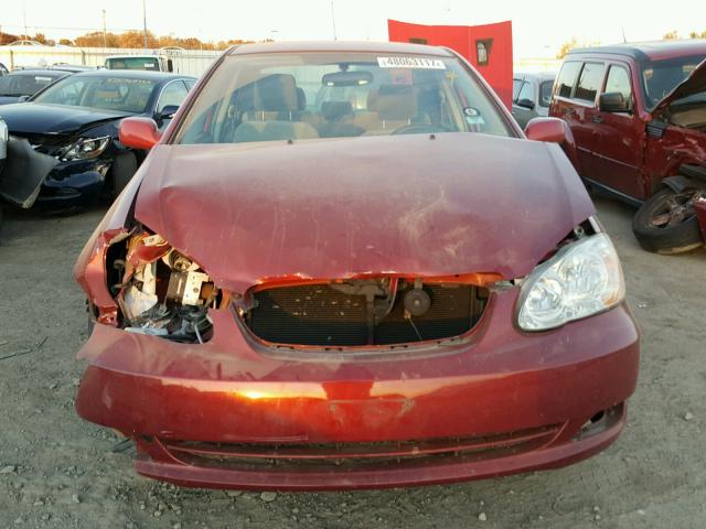 2T1BR30E65C460868 - 2005 TOYOTA COROLLA CE RED photo 9