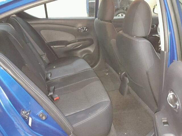 3N1CN7AP3EL827586 - 2014 NISSAN VERSA BLUE photo 6