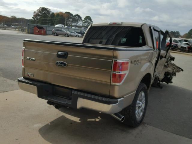 1FTFW1ET3BFB98087 - 2011 FORD F150 SUPER GOLD photo 4