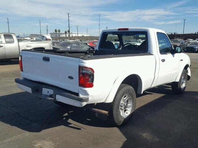 1FTYR10U73PB56632 - 2003 FORD RANGER WHITE photo 4