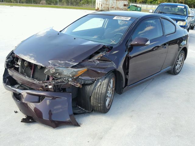 JTKDE167880222710 - 2008 TOYOTA SCION TC 勃艮第红 照片 2