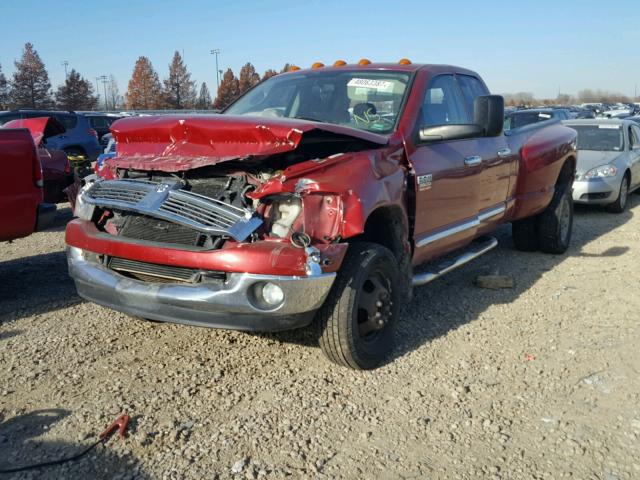 3D7MX48A88G246034 - 2008 DODGE RAM 3500 S RED photo 2