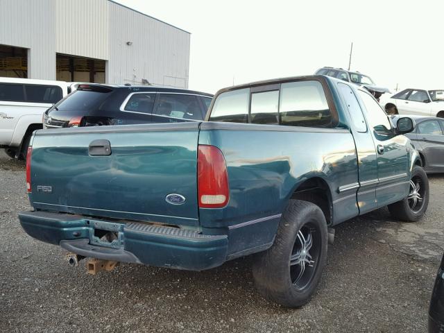 1FTDX1762VKC81033 - 1997 FORD F150 GREEN photo 4