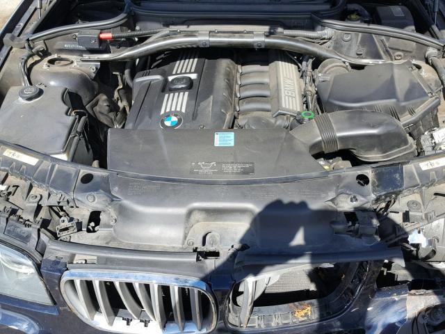 WBXPC93469WJ28698 - 2009 BMW X3 XDRIVE3 BLACK photo 7