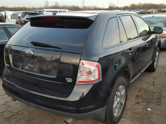 2FMDK49C07BB69374 - 2007 FORD EDGE SEL P BLACK photo 4