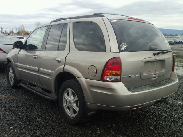 1GHDT13S222135171 - 2002 OLDSMOBILE BRAVADA BROWN photo 3