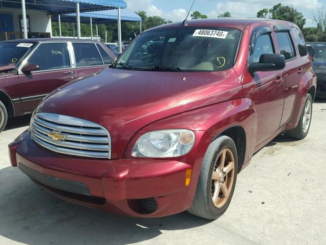 3GNDA13DX8S599567 - 2008 CHEVROLET HHR LS Burdeos foto 2
