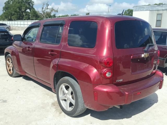 3GNDA13DX8S599567 - 2008 CHEVROLET HHR LS Burdeos foto 3